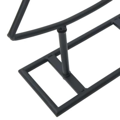 Metalen kerstboom met standaard Zwart 180 cm Staal