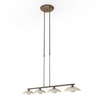 Steinhauer Klassieke hanglampSouvereign classic 4-lichts bronsbruin - 2743BR - thumbnail