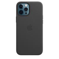 Apple Leather MagSafe Case iPhone 12 Pro Max Black - thumbnail
