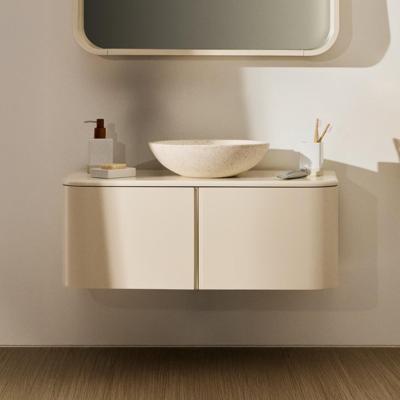 Kave Home Badkamermeubel 'Salaya' 90 x 45cm, kleur Beige (excl. waskom)