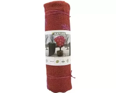 NATURE Afdekhoes jute - Rood NATURE Afdekhoes jute - Rood