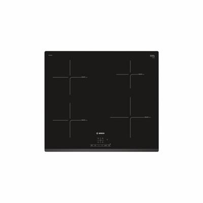 Bosch PUE631BB1E kookplaat Zwart Ingebouwd Inductiekookplaat zones 4 zone(s)