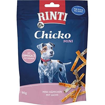 RINTI Chicko Mini Chicken and salmon - traktatie voor hond - 80g