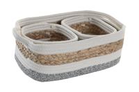 Decoratieve Doos DKD Home Decor Natuurlijke Vezel 33 x 23 x 13 cm - thumbnail