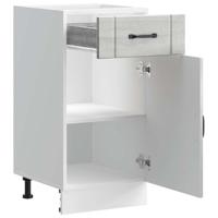 Onderkast Lucca bewerkt hout grijs sonoma eikenkleur - thumbnail