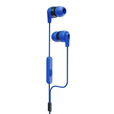 Skullcandy Ink'd+ In-Ear Bedrade Oordopjes, Microfoon, Werkt met Bluetooth-apparaten en Computers, Blauw