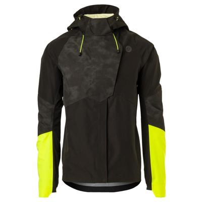 Tech Regenjas Commuter Heren Hi-vis & Reflection Black Tech Regenjas Commuter Heren Hi-vis & Reflection Black