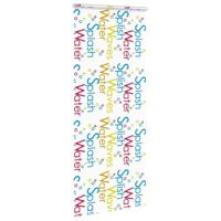 Doucherolgordijn met cassette 100x240 cm stofbreedte 96 cm - thumbnail