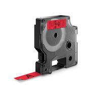 Huismerk DYMO D1 45017/S0720570 Labeltape 12mm Zwart op Rood - thumbnail