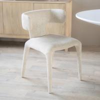 Eleonora Eetkamerstoel 'Dave' kleur Taupe - thumbnail