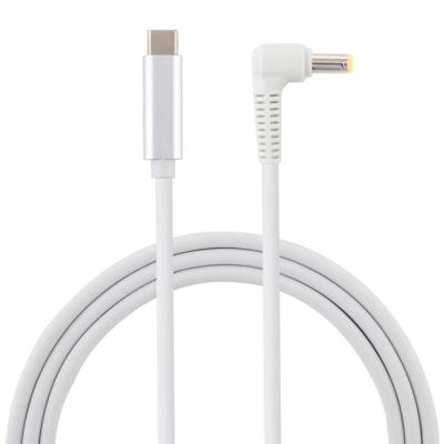 USB-C/type-C naar 5 5 x 2.5 mm laptop voeding oplaadkabel kabel lengte: ongeveer 1.5 m