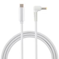 USB-C/type-C naar 5 5 x 2.5 mm laptop voeding oplaadkabel kabel lengte: ongeveer 1.5 m - thumbnail