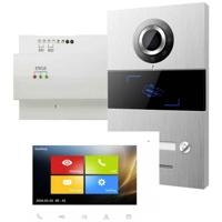 HHG Villa Set 1 Complete set voor Video-deurintercom Aluminium (geborsteld), Wit - thumbnail