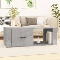 Salontafel 100x50,5x35 cm bewerkt hout betongrijs - thumbnail
