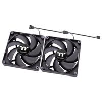 Thermaltake CL-F148-PL14BL-A PC-ventilator Zwart (b x h x d) 140 x 140 x 25 mm - thumbnail
