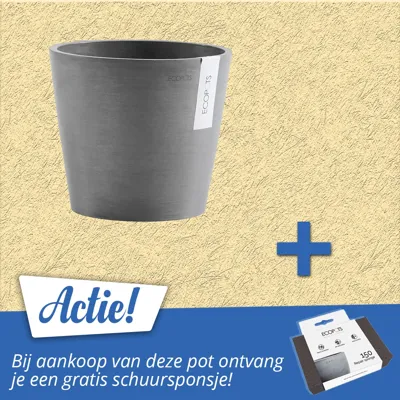 Ecopots Bloempot Amsterdam Ø20cm - Grijs Ecopots Bloempot Amsterdam Ø20cm - Grijs