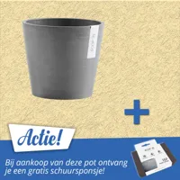 Ecopots Bloempot Amsterdam Ø20cm - Grijs - thumbnail