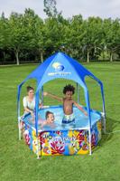 Bestway kinderzwembad steel pro uv careful bovengronds 183x51 cm - thumbnail