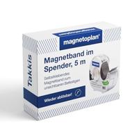 magnetoplan Magneetband (l x b) 5 m x 19 mm Zwart 1 stuk(s) 15510 - thumbnail