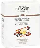Maison Berger Paris navulling autoparfum amber powder 2 stuks - thumbnail