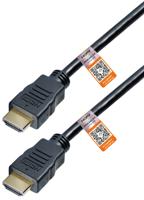 Maxtrack C 216-1,5 L HDMI-kabel HDMI Aansluitkabel HDMI-A-stekker, HDMI-A-stekker 1.50 m Wit 4K UHD, Afgeschermd, Audio Return Channel (ARC), Vergulde - thumbnail