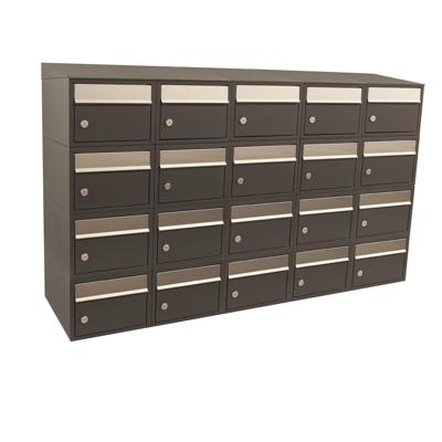 Stoer! Brickset 5-Breed, 4-Hoog Met Dak Antraciet - 40215065_5x4d