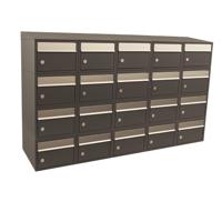 Stoer! Brickset 5-Breed, 4-Hoog Met Dak Antraciet - 40215065_5x4d - thumbnail