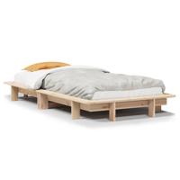Bedframe zonder matras massief grenenhout 90x190 cm - thumbnail