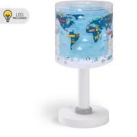 Dalber Kinderkamer tafellampKids World blauw - 40671 - thumbnail