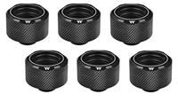 Thermaltake Pacific C-PRO G1/4 PETG Tube 16mm OD Compression - Black (6-Pack Fittings) Waterkoelingfitting - thumbnail