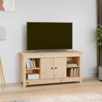 Tv-meubel 103x36,5x52 cm massief grenenhout - thumbnail