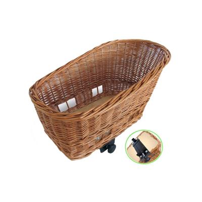 Basil pasja - hondenfietsmand - large - 50 cm - achtermand - natural