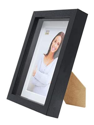 Deknudt Zwarte houten kader om objecten in te lijsten 18x24 S223K2