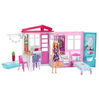 Barbie Huis met Pop + Meubels en Accessoires - thumbnail