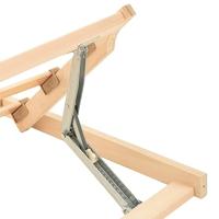 Lattenbodem met 13 latten en verstelbaar hoofdeinde 80x200 cm - thumbnail