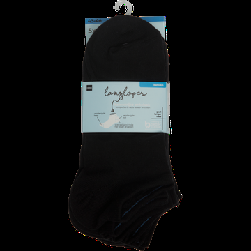 HEMA Herensokken Maat 43/46 Zwart 5 Paar bij Jumbo