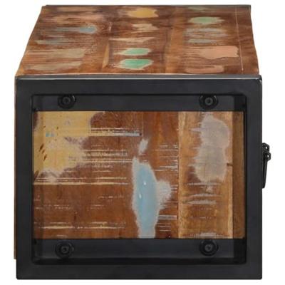 Tv-meubel 100x30x25 cm massief gerecycled hout
