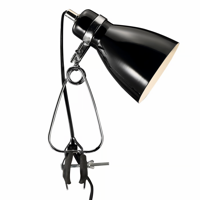 Wandlamp met klem zwart Nordlux Cyclone e14 fitting - thumbnail