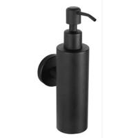 Best Design Zeepdispenser Fiora 200ml Wand Mat Zwart - thumbnail