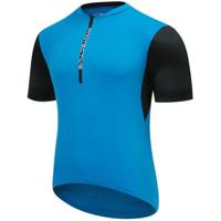 Protective fietsshirt P Move heren polyester blauw/zwart - thumbnail