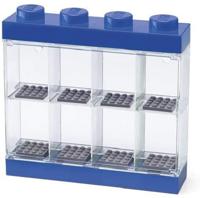 LEGO vitrine 8 mini figuren 18 x 19 cm polypropeen blauw - thumbnail