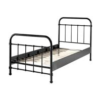 Vipack bed New York - zwart - 90x200 cm - Leen Bakker - thumbnail