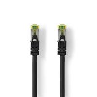 Nedis CAT7 Netwerkkabel | S/FTP | RJ45 Male | RJ45 Male | 2.00 m | Snagless | Rond | LSZH | Zwart | Label - CCGL85420BK20 - thumbnail