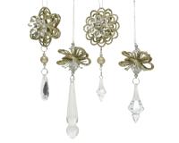 Bloem plastic l4b7.5h14.5cm goud a4 KSD - Ksd - thumbnail