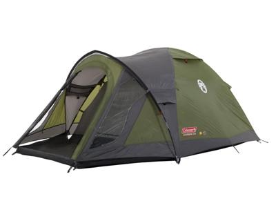 Coleman darwin 3 plus tent (donkergroen)