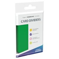 Ultimate Guard Card Dividers Standard Size (10) - Green - thumbnail