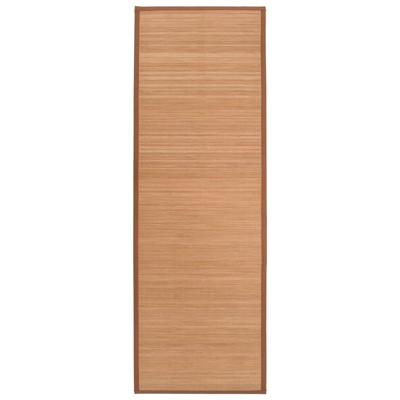 VidaXL Yogamat 60x180 cm bamboe bruin