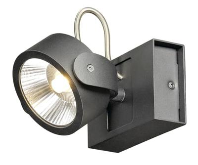 SLV Richtbare spotKalu Led 13cm - 17w - 3000K zwart - 1000127