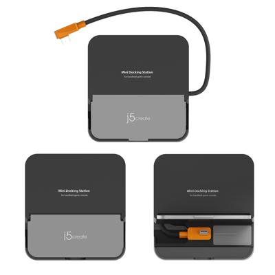 Hub USB j5create JCD624-N Zwart Grijs