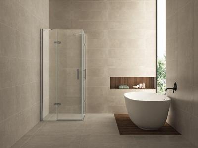 Wiesbaden hoekinstap-2 draaideuren 900x900x2000 chr.8mm NANO